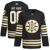Miehille NHL Boston Bruins Pelipaita Custom 100th Anniversary Adidas 2023-24 Musta Authentic